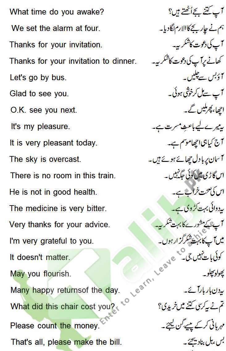 Daily Use English Words With Urdu Meaning Pdf - nowpulse